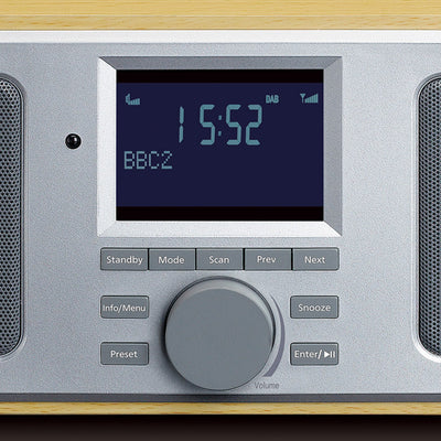 Lenco DAR-015WD - Radio de table - Bluetooth® - DAB+ - Bois