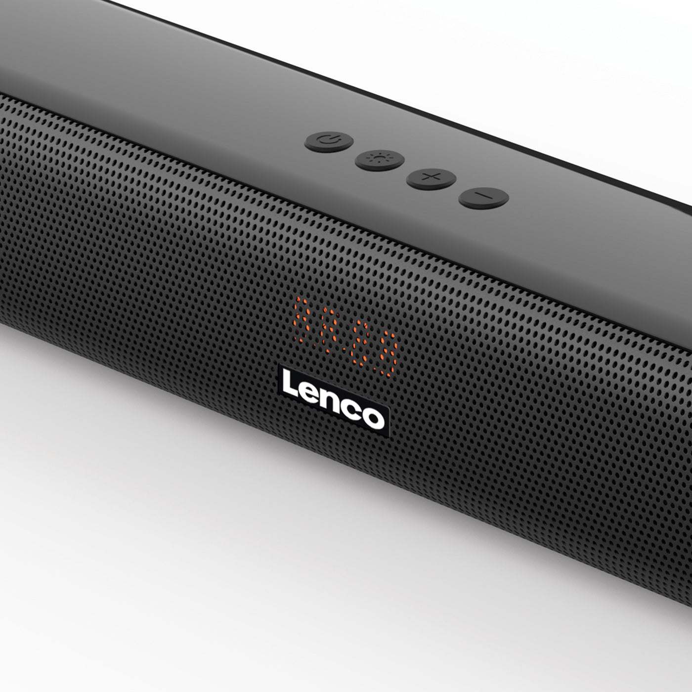 Lenco SB-042BK -85cm Bluetooth® Soundbar avec HDMI (ARC) et éclairage LED  - Noir