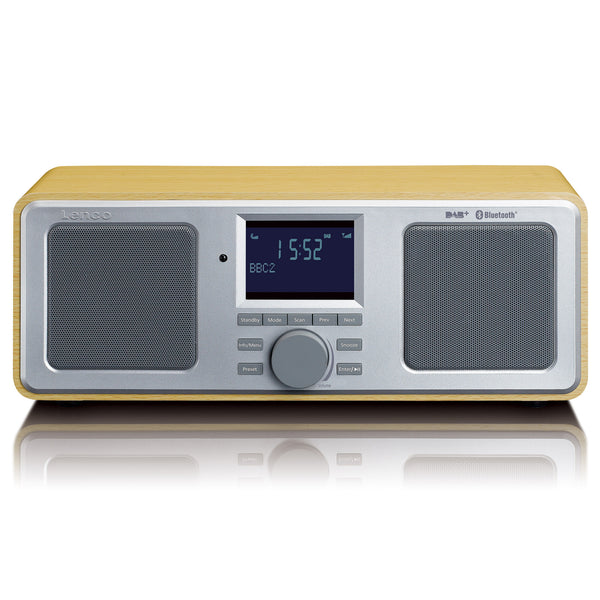 Lenco DAR-015WD - Radio de table - Bluetooth® - DAB+ - Bois