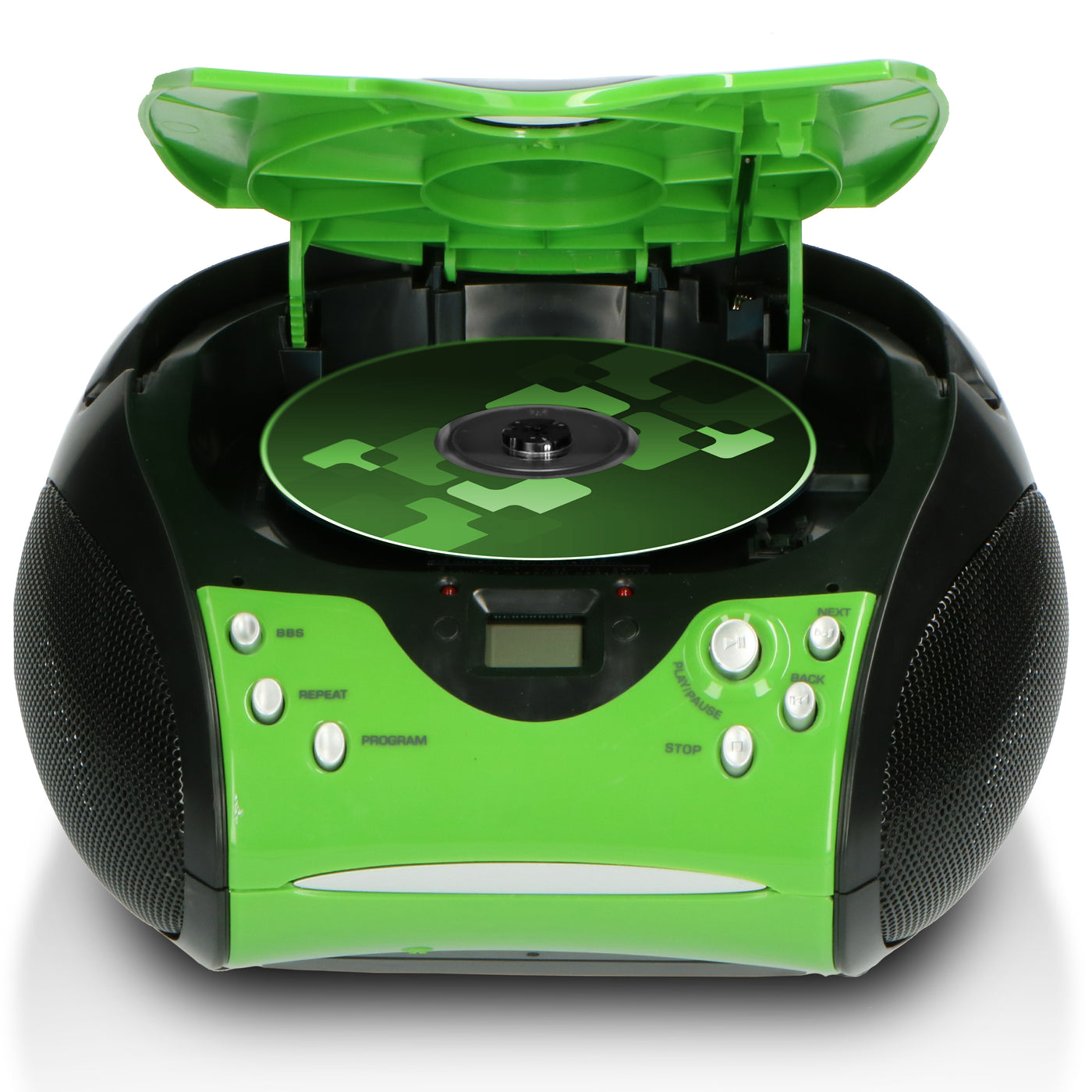 Lenco SCD-24 Green/Black - Radio portable avec lecteur CD - Vert/noir