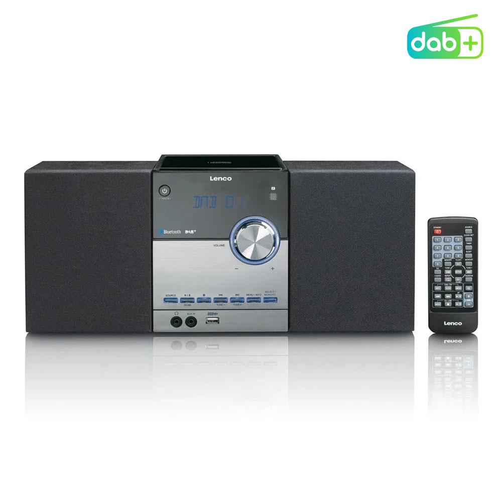 Lenco MC-150 - Chaîne stéréo avec radio DAB+/FM, lecteur CD, connexion Bluetooth® et prise USB - Noir