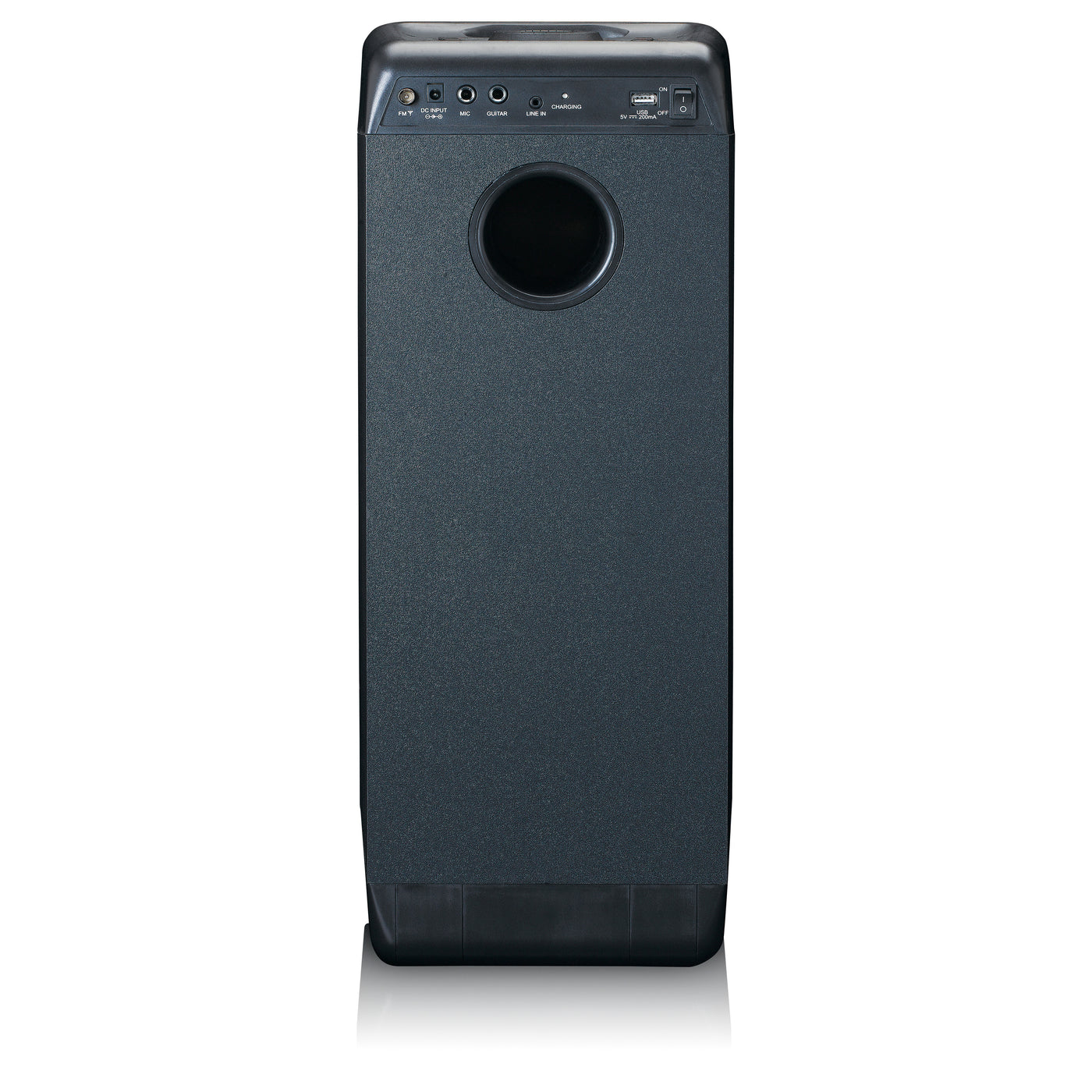 Lenco PA-200BK - Enceinte avec jeu de lumières frontal, fonction TW