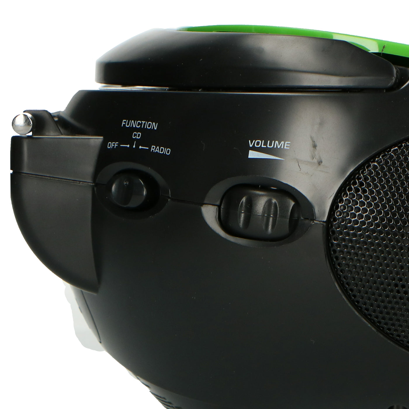 Lenco SCD-24 Green/Black - Radio portable avec lecteur CD - Vert/noir