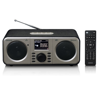 Lenco DIR-141BK - Radio internet avec DAB+, Bluetooth® et Spotify Connect, noir
