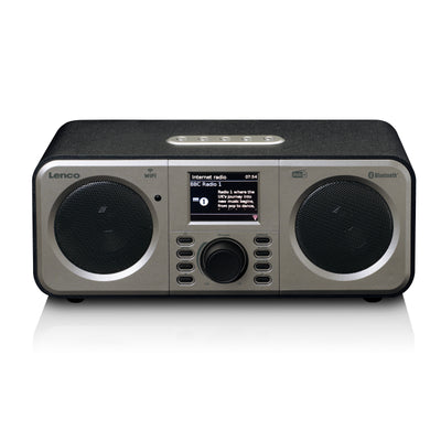 Lenco DIR-141BK - Radio internet avec DAB+, Bluetooth® et Spotify Connect, noir