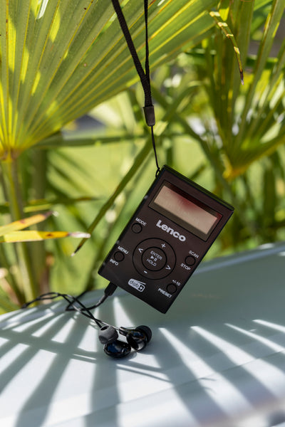 Lenco PDR-011BK - Radio DAB+/ FM de poche avec lecteur MP3