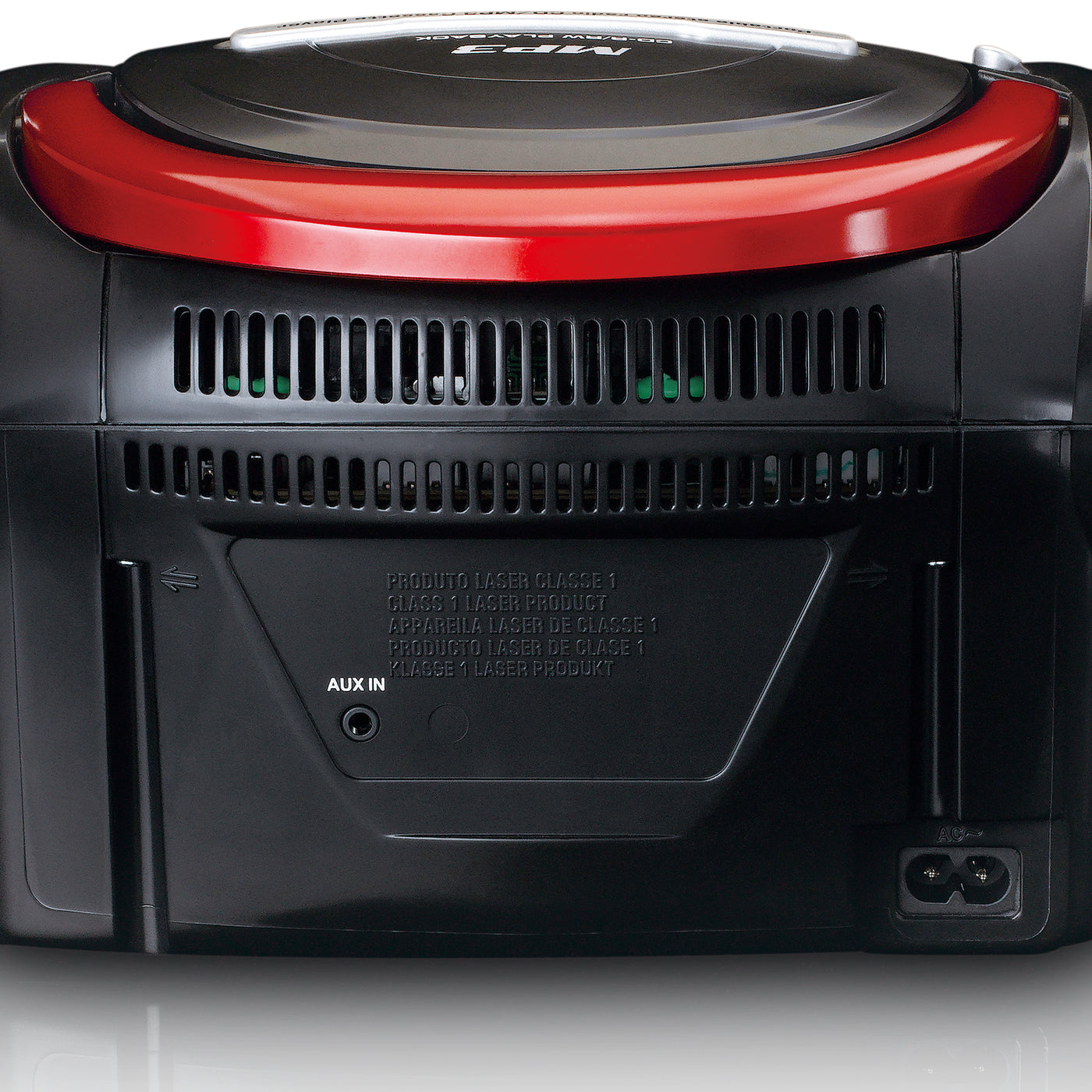 Lenco SCD-430RD - Radio stéréo portable avec lecteur CD - rouge