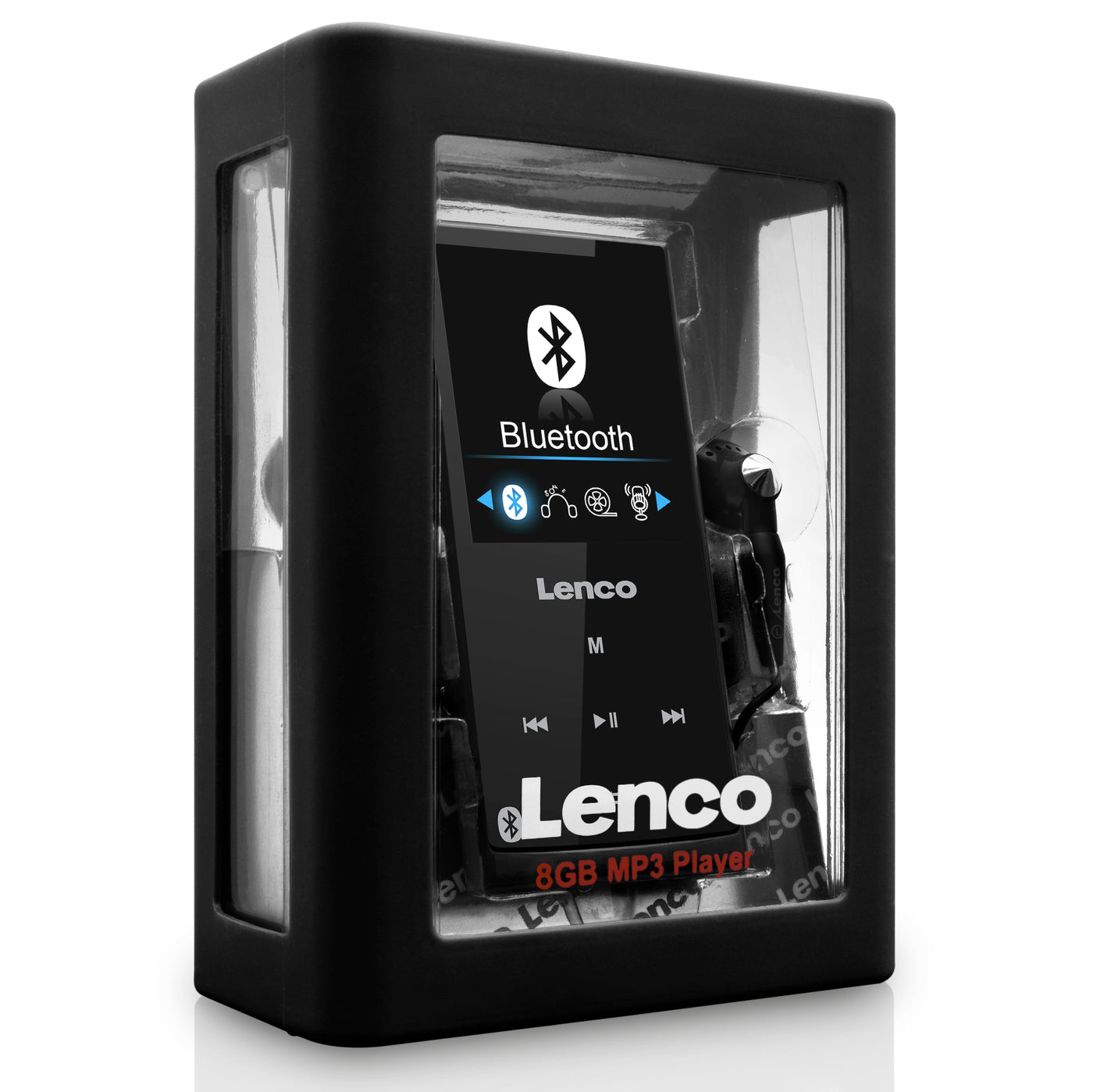 Lenco Xemio-760 Bt Black - Lecteur Mp3/mp4 Avec Bluetooth® Et Mémoire De 8  go - Noir à Prix Carrefour