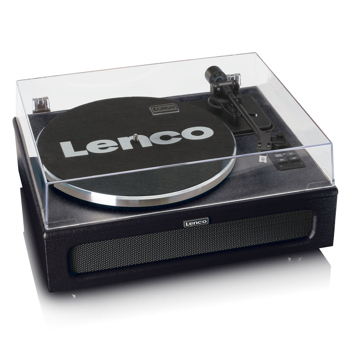Lenco LS-430BK - Platine vinyle avec 4 haut-parleurs incorporés - Noir