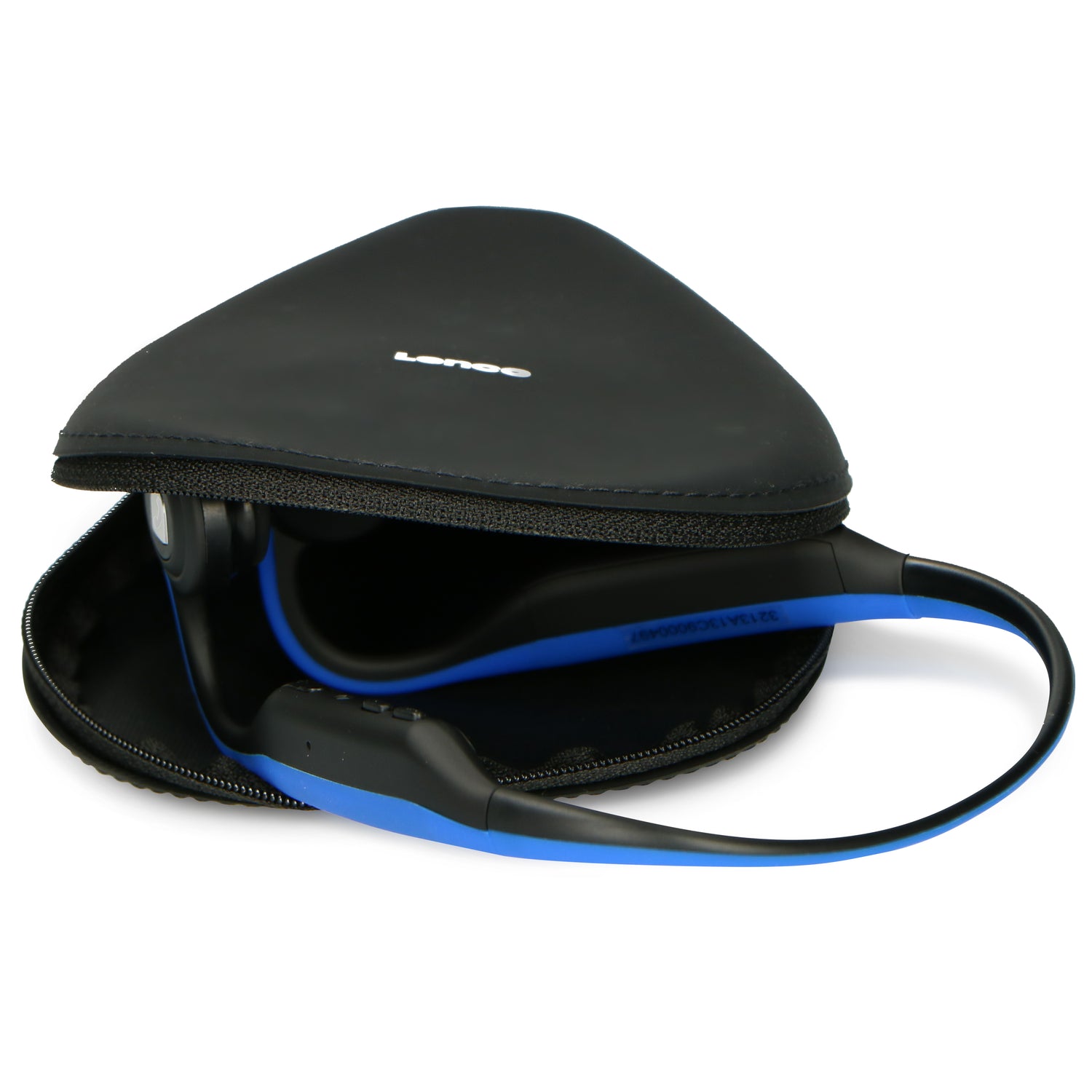 Lenco BCH-1000BU - Casque Bluetooth® à conduction osseuse, bleu