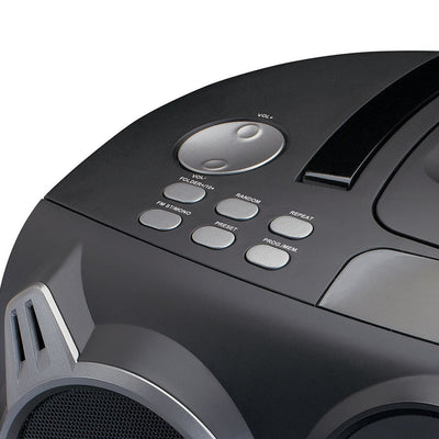 Lenco SCD-685BK - Radio DAB+/FM/lecteur CD portable avec connexions Bluetooth® et USB et emplacement pour carte SD - Noir