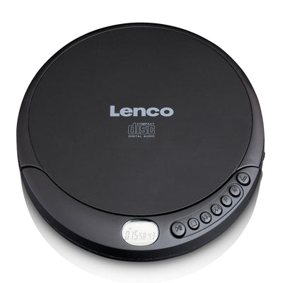 Lenco CD-010 - Lecteur CD portable avec fonction de rechargement - Noir