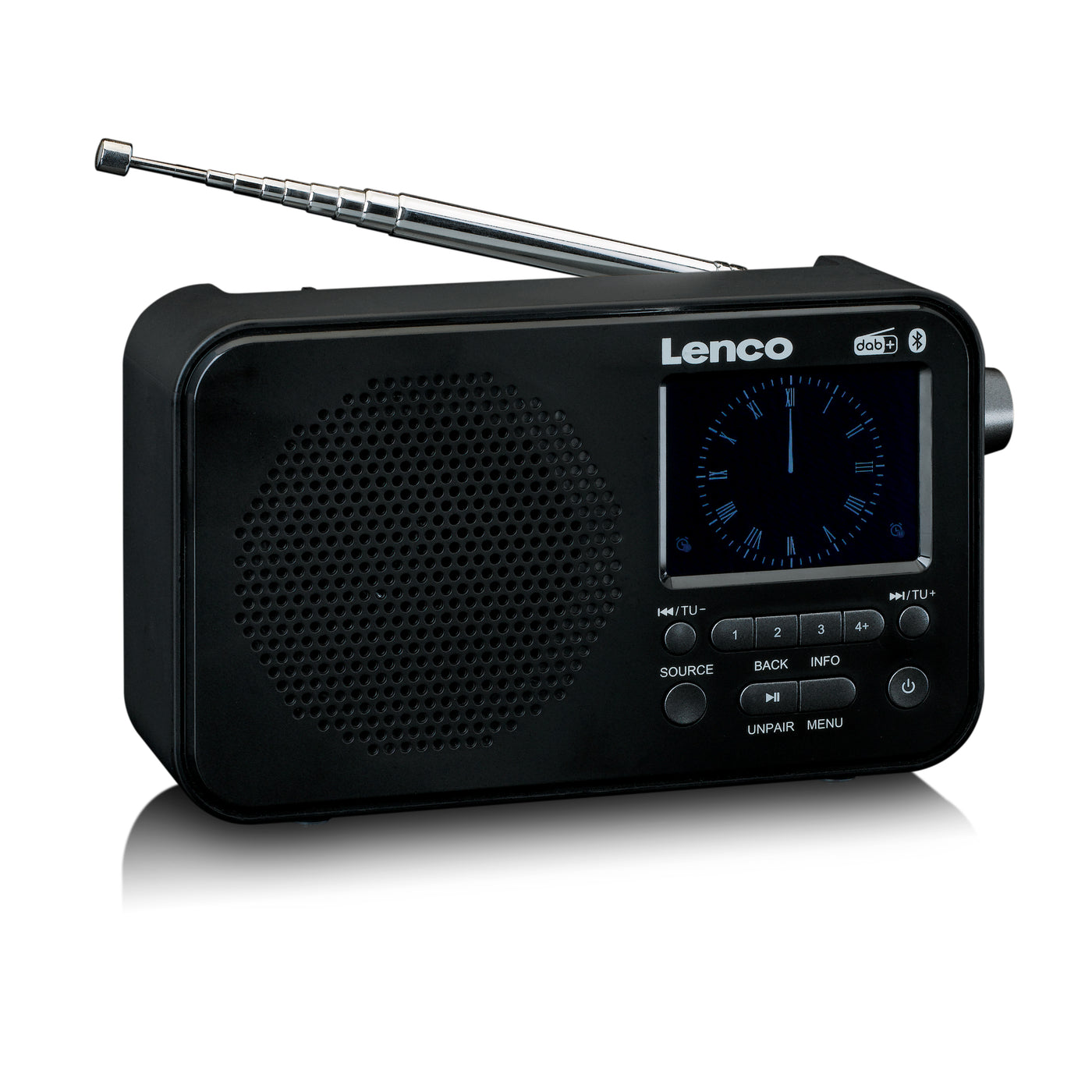 Lenco PDR-036BK - Radio DAB+/FM avec Bluetooth® - Noir