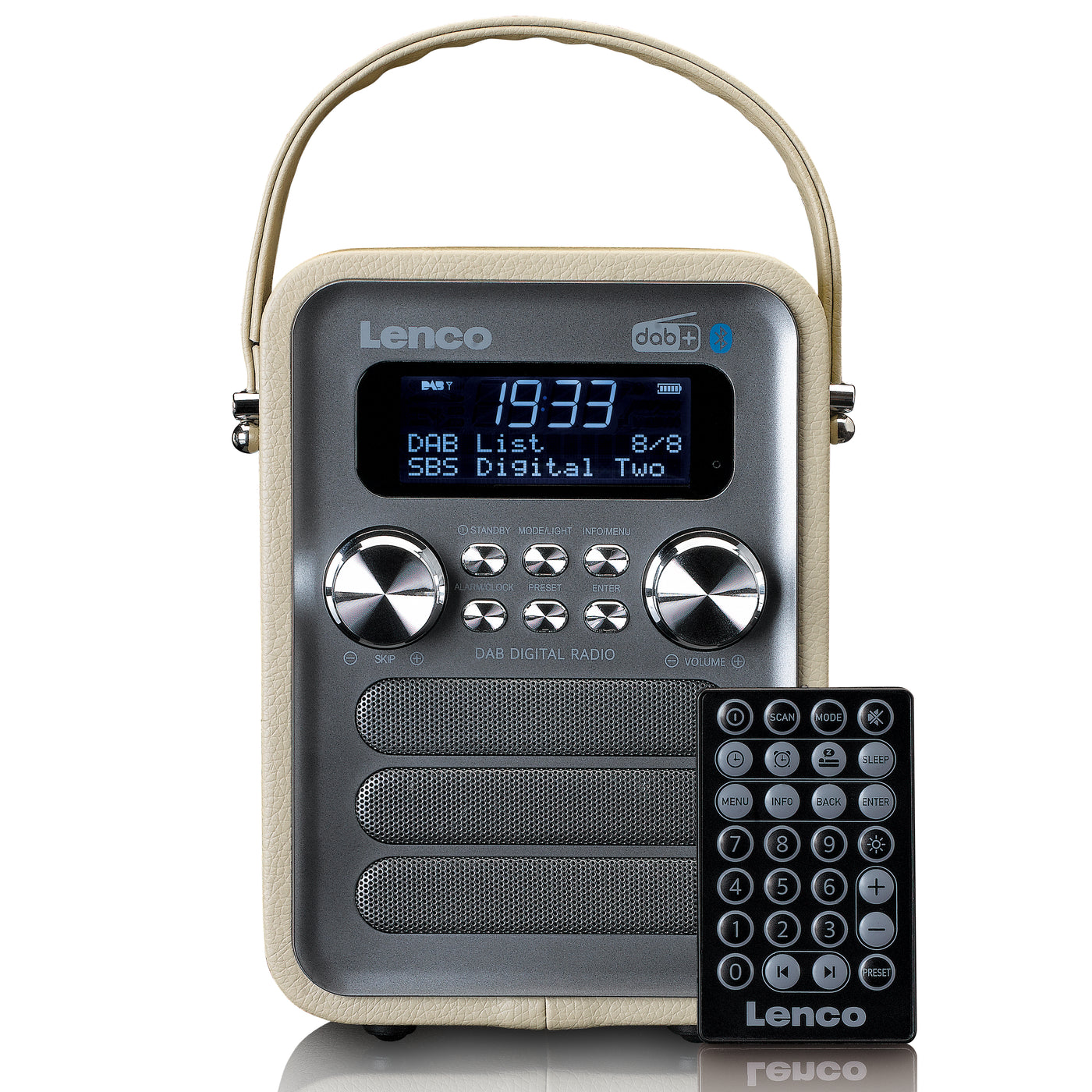 Lenco PDR-051TPSI - Radio DAB+/ FM avec Bluetooth® - Taupe