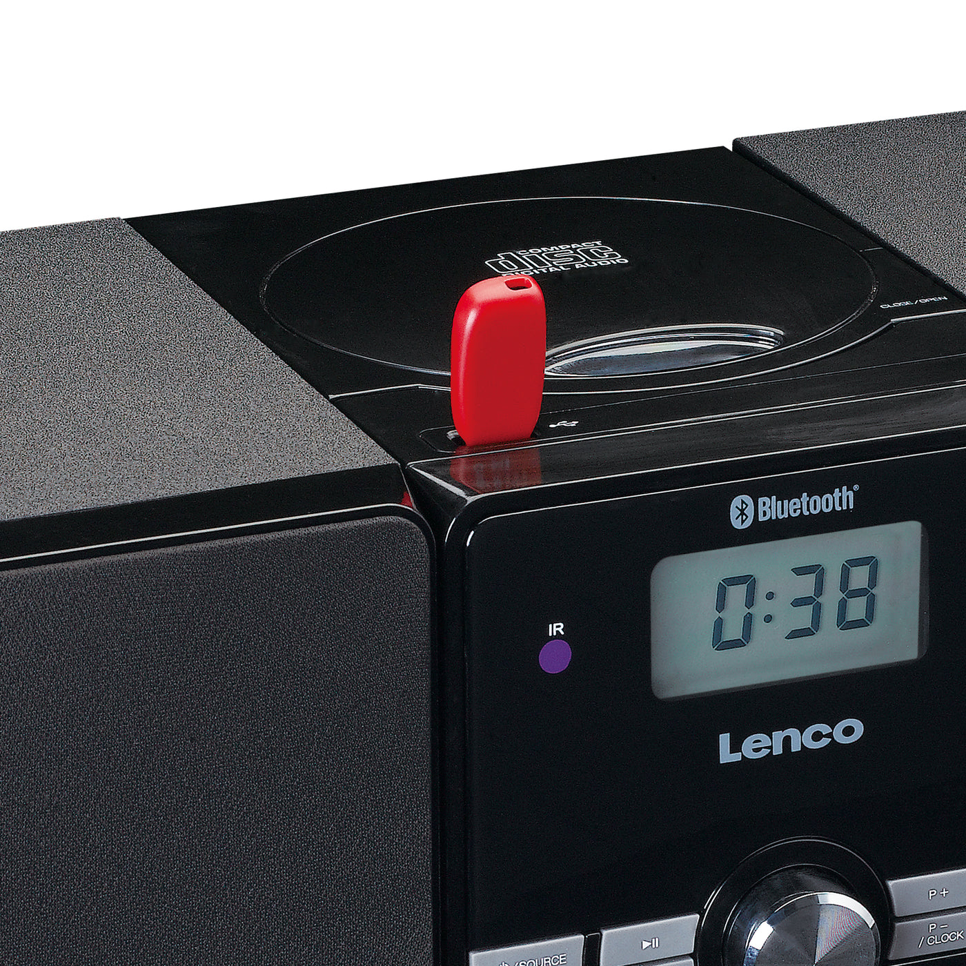 Lenco MC-030BK - Chaine micro avec lecteur de CD/ MP3