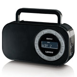 Lenco PR2700 - Radio de survie à piles compacte pour la survie en extérieur, Noir