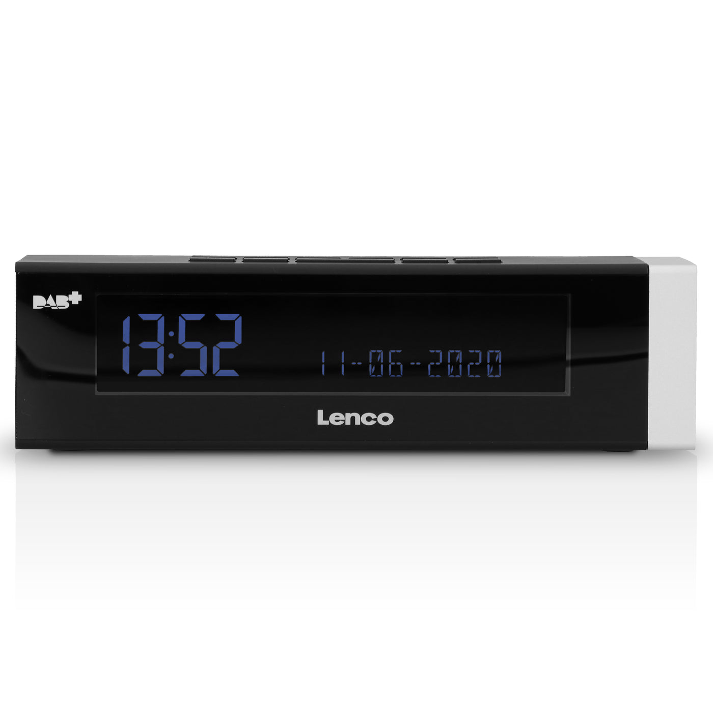 Lenco CR-630BK - Radio-réveil stéréo DAB+/FM avec connexion USB et entrée AUX - Noir