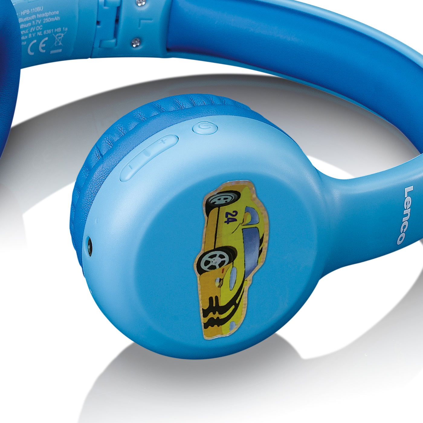 Lenco HPB-110BU - Casque Bluetooth® pliable pour enfants - Bleu