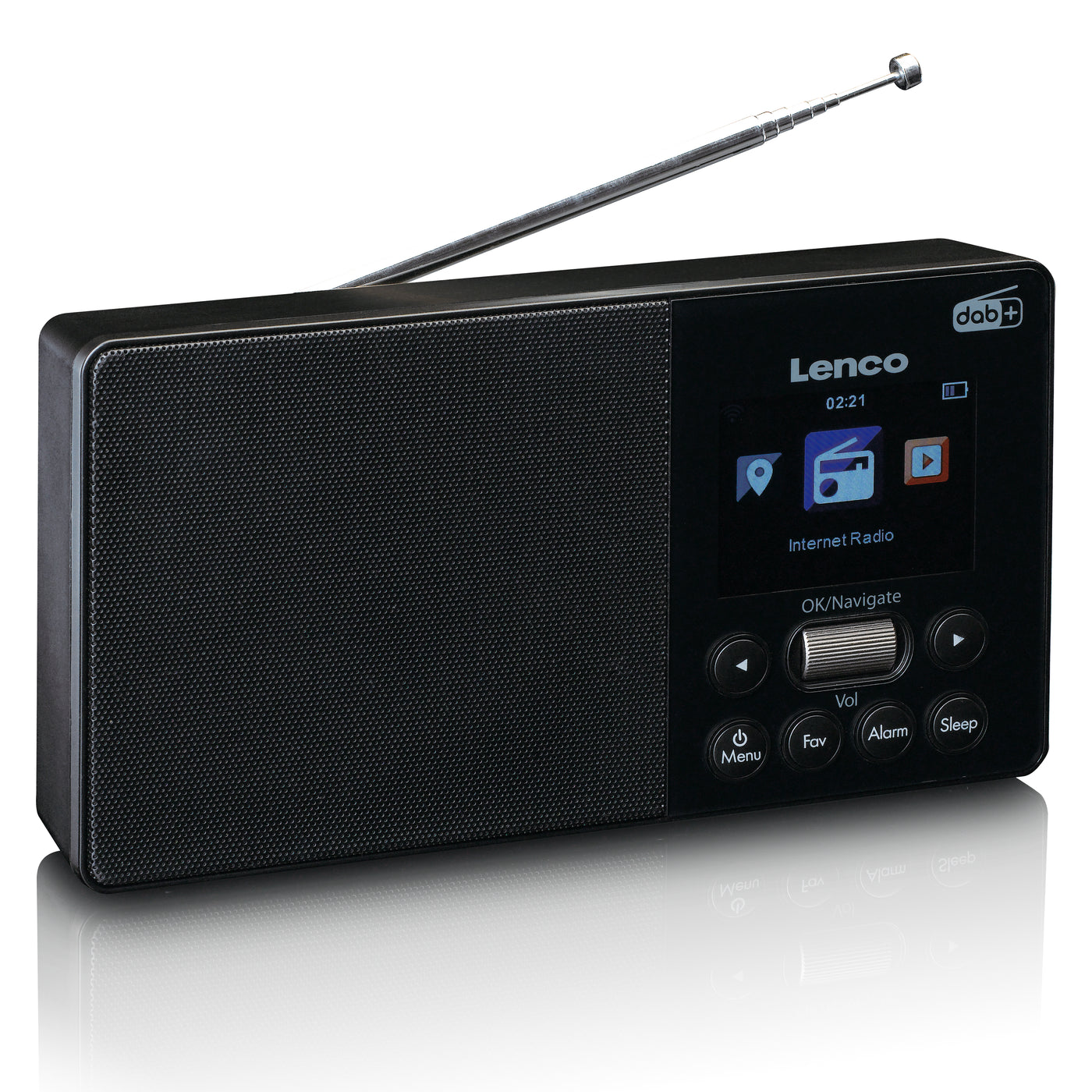 Lenco PIR-510BK - Radio portable Internet, DAB+, FM