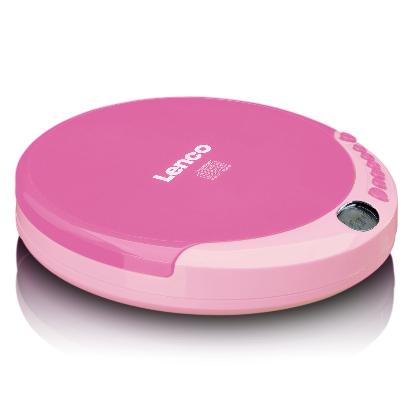 Lenco CD-011 - Lecteur CD portable avec fonction de rechargement - Rose