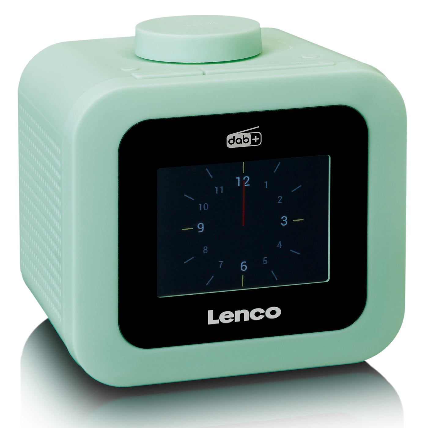 Lenco CR-620GN - Radio-réveil DAB+/FM avec écran couleur - Vert