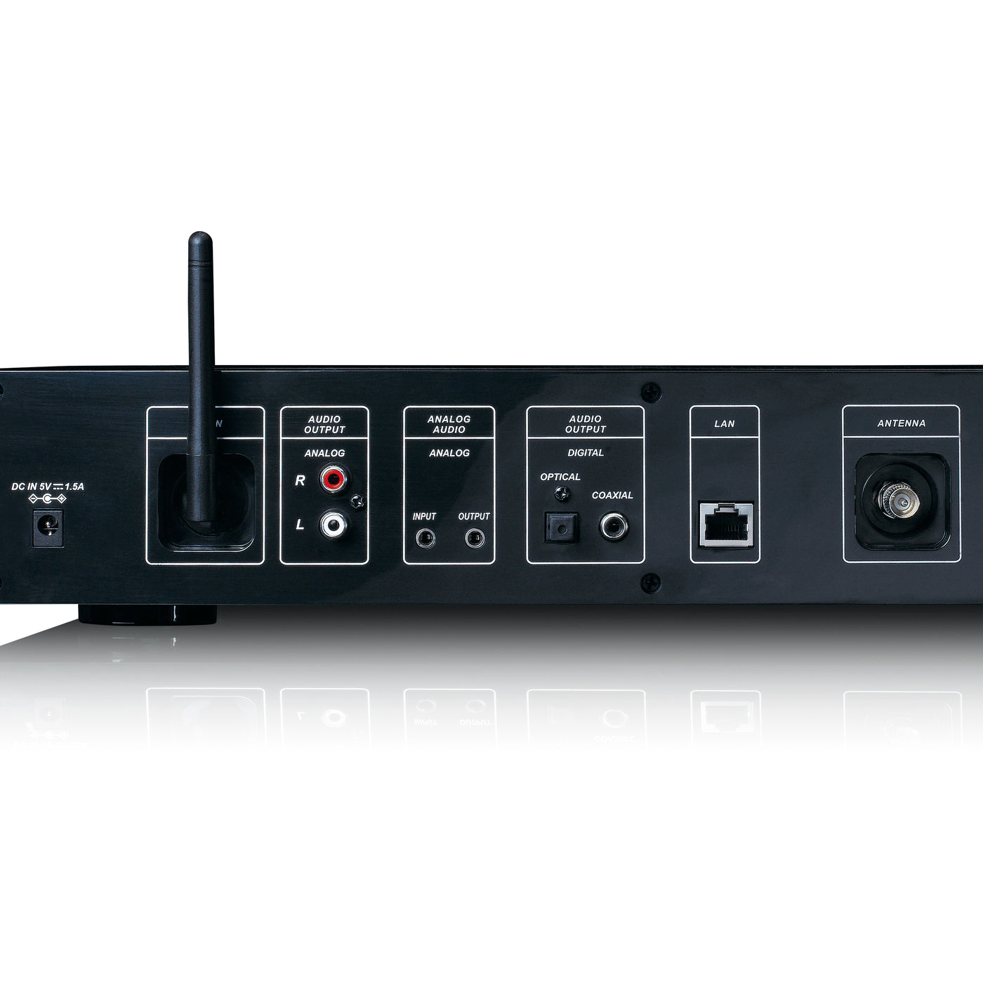 Lenco DIR-250BK - Radio Internet/DAB+/FM avec lecteur MP3 et Bluetooth® - Noir