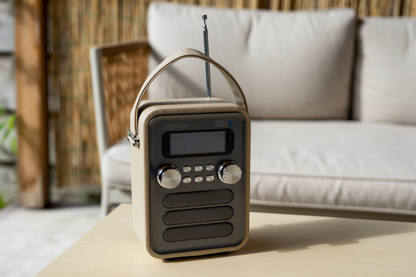 Lenco PDR-051TPSI - Radio DAB+/ FM avec Bluetooth® - Taupe