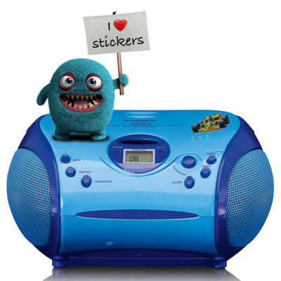 Lenco SCD-24BU kids - Radio portable avec lecteur CD - Bleu