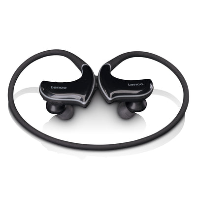 Lenco BTX-750BK - Casque Bluetooth® étanche aux éclaboussures avec lecteur MP3 - Noir