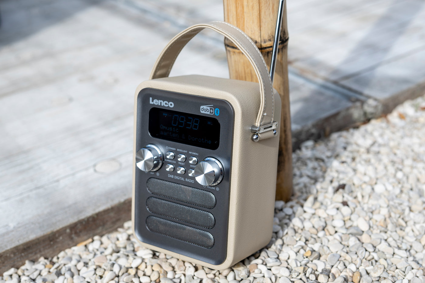 Lenco PDR-051TPSI - Radio DAB+/ FM avec Bluetooth® - Taupe