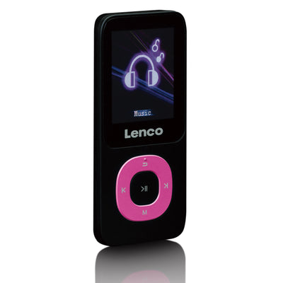 Lenco Xemio-659PK - Lecteur MP3/MP4 avec carte micro SD de 4 Go, rose