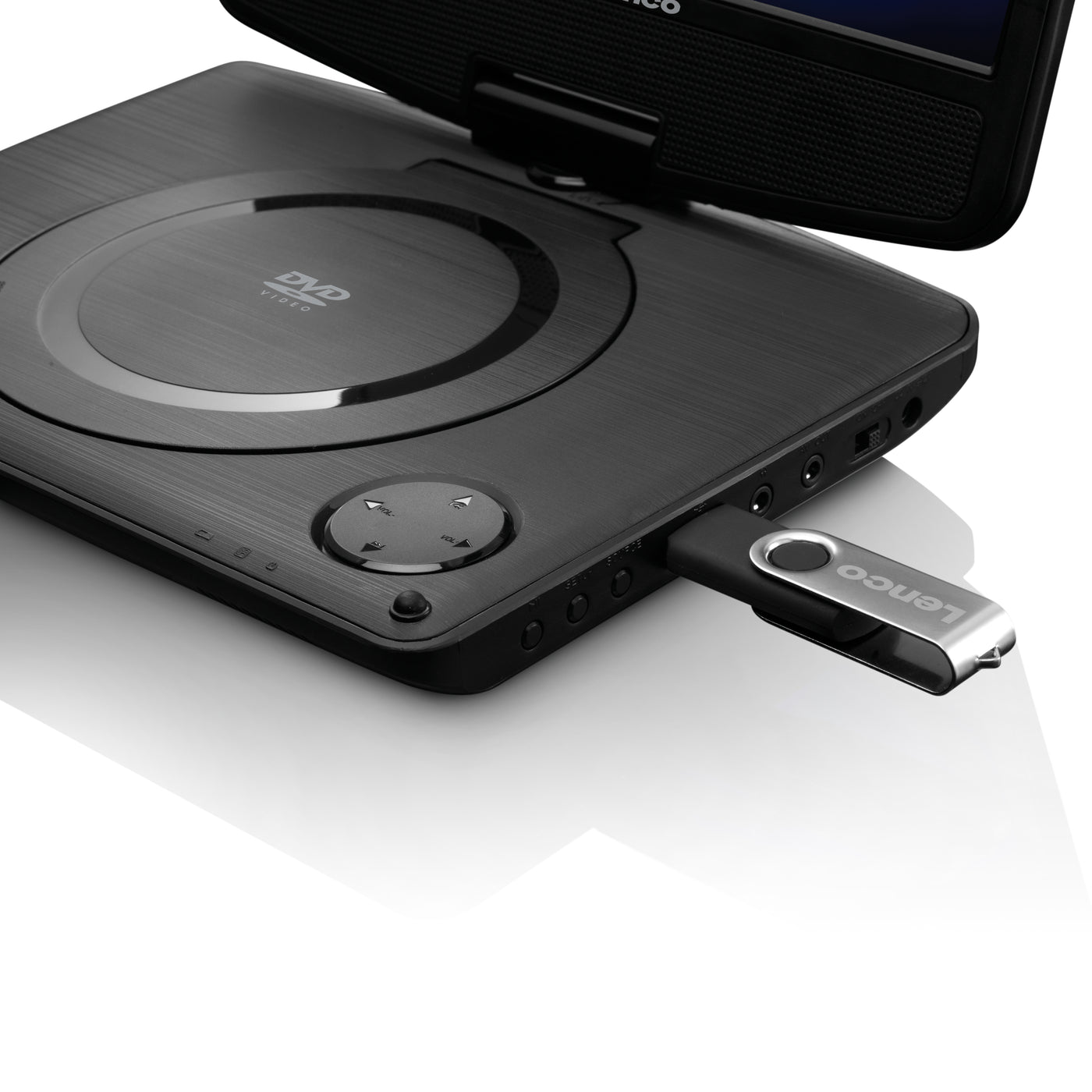 Lenco DVP-935 Lecteur DVD portable 9 pouces noir avec support