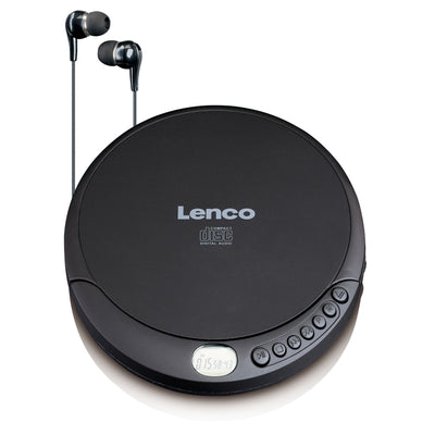 Lenco CD-010 - Lecteur CD portable avec fonction de rechargement - Noir