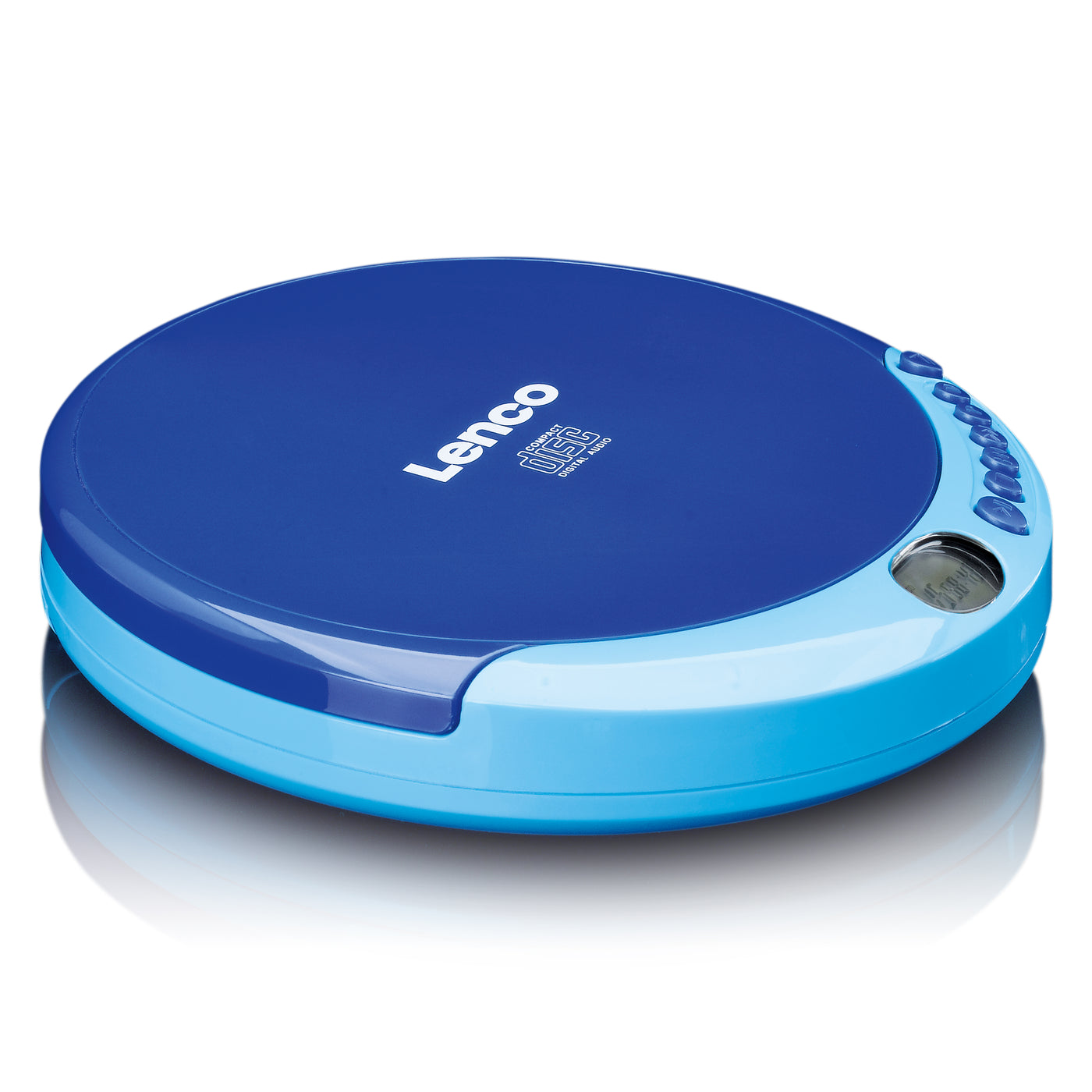 Lenco CD-011 - Lecteur CD portable avec fonction de rechargement - Bleu