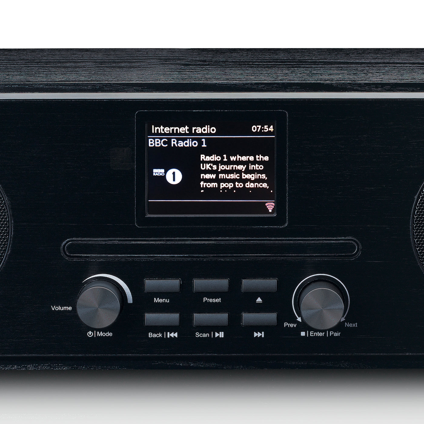 Lenco DIR-261BK - Radio Internet/DAB+/FM avec lecteur CD et Bluetooth®, noir