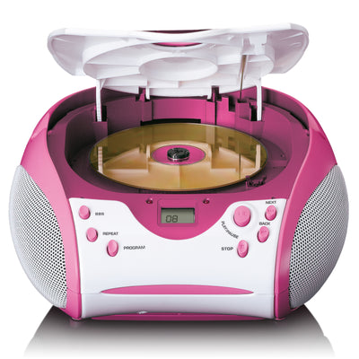 Lenco SCD-24PK kids - Radio portable avec lecteur CD - Rose