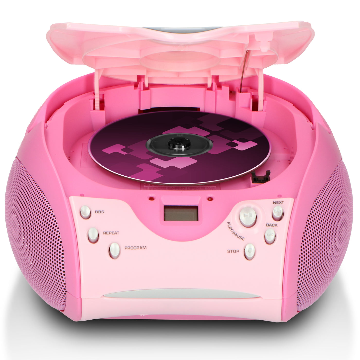 Lenco SCD-24 Pink - Radio portable avec lecteur CD - Rose