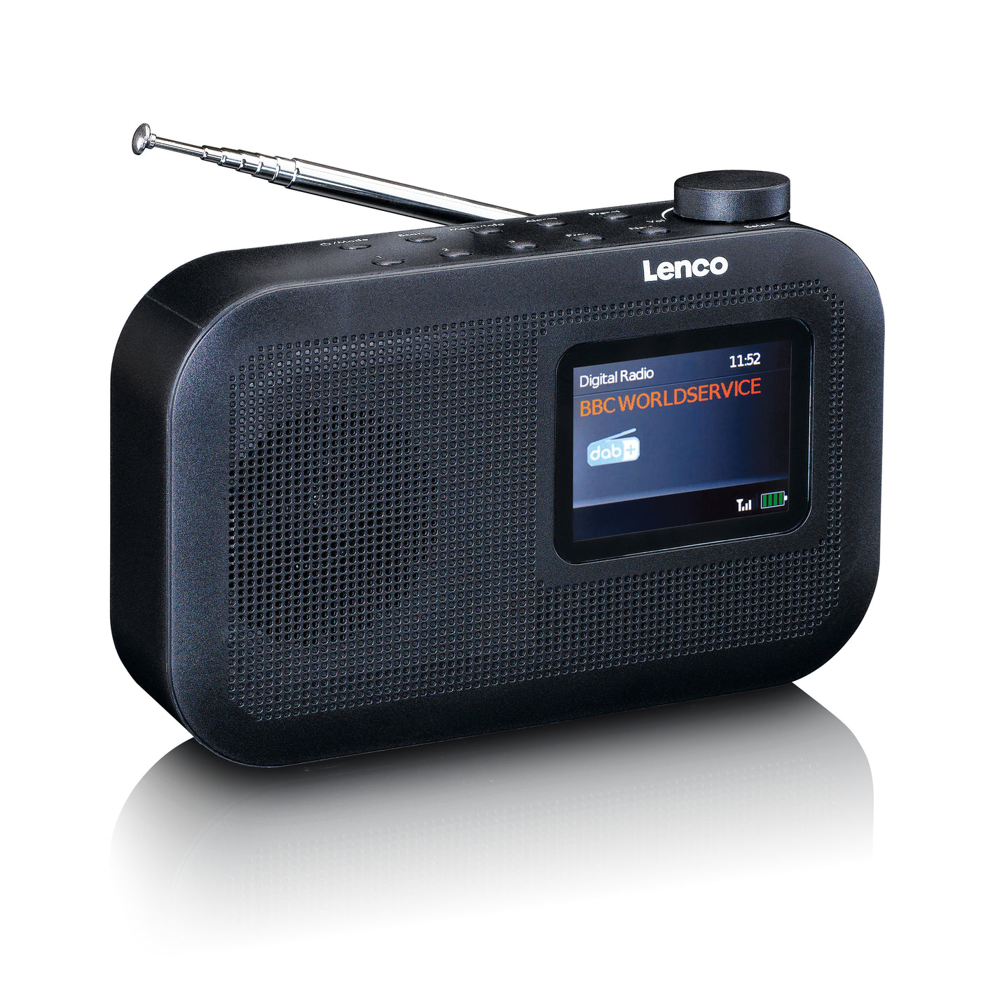 Lenco PDR-026BK - Portable DAB+/FM radio avec Bluetooth® - Noir