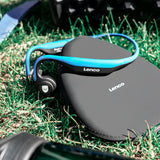 Lenco BCH-1000BU - Casque Bluetooth® à conduction osseuse, bleu
