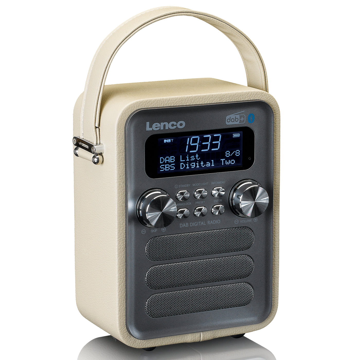 Lenco PDR-051TPSI - Radio DAB+/ FM avec Bluetooth® - Taupe