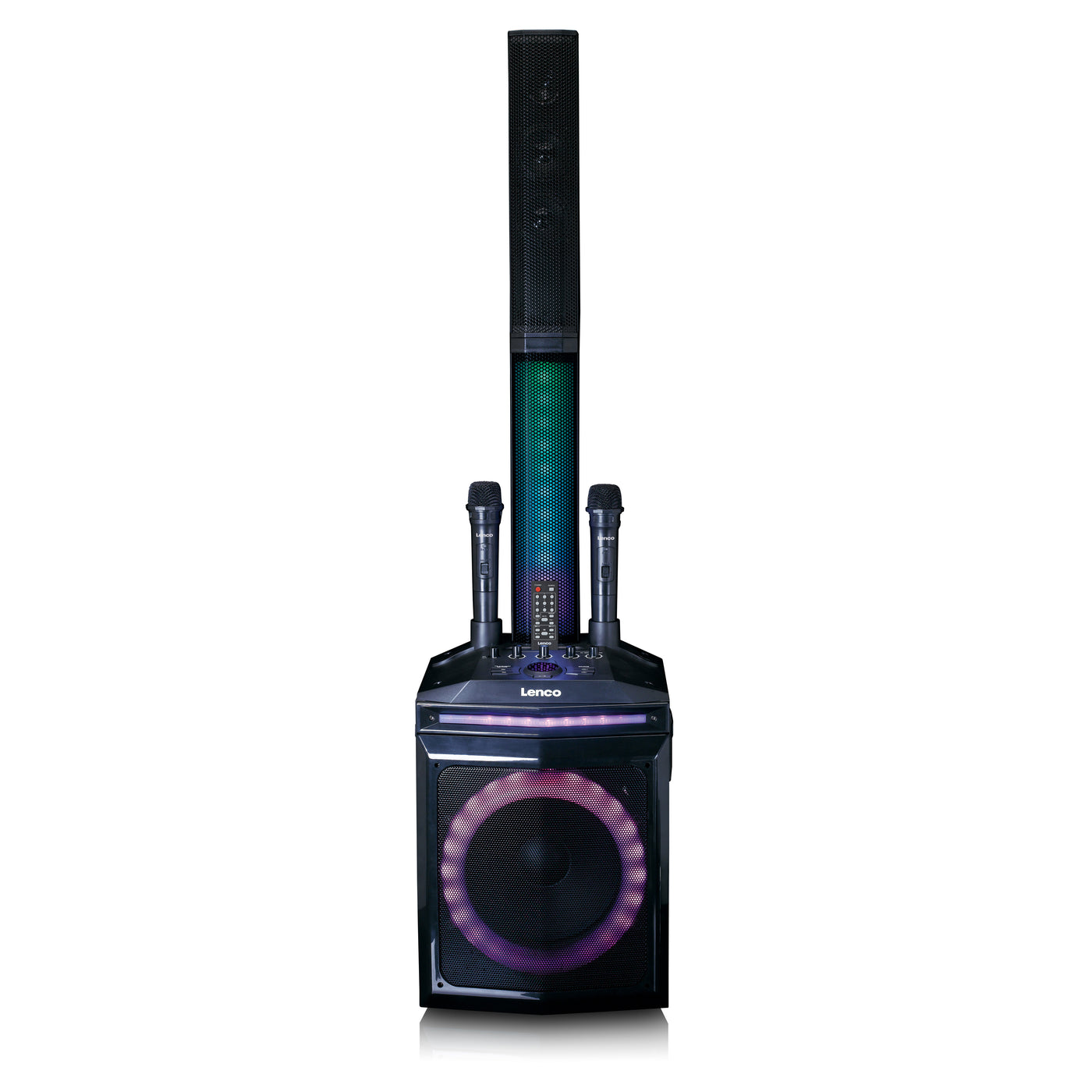 Lenco - PA-220BK - Enceinte avec subwoofer et colonne tweeter