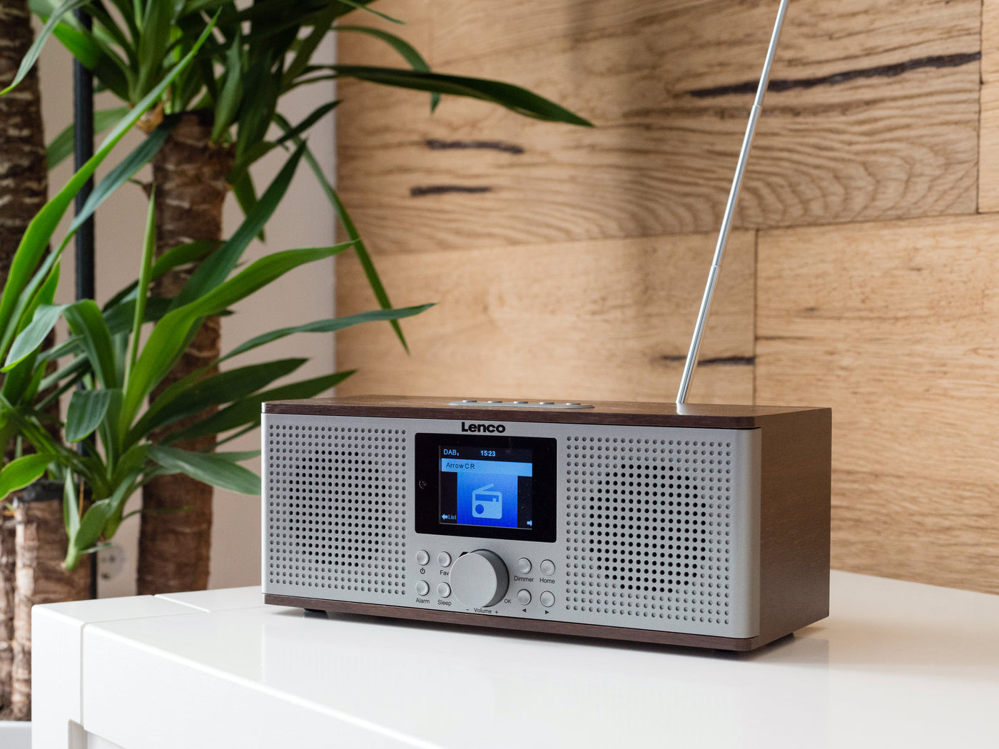 Lenco DIR-170WA - Radio Internet/DAB+/FM et Bluetooth® - Bois