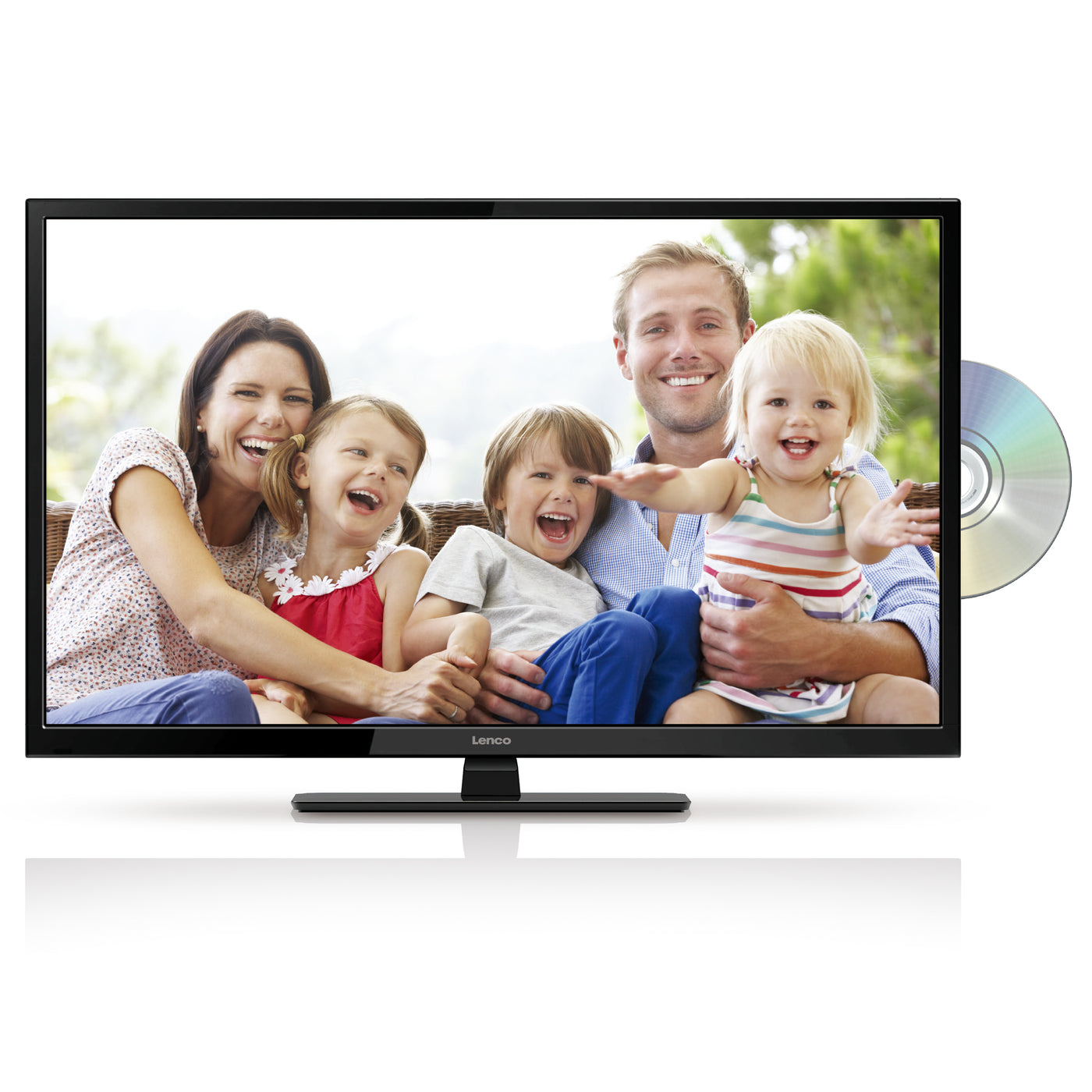Lenco DVL-2862BK - Téléviseur LED HD 28 pouces DVB-T/T2/S2/C Lecteur DVD intégré - Noir