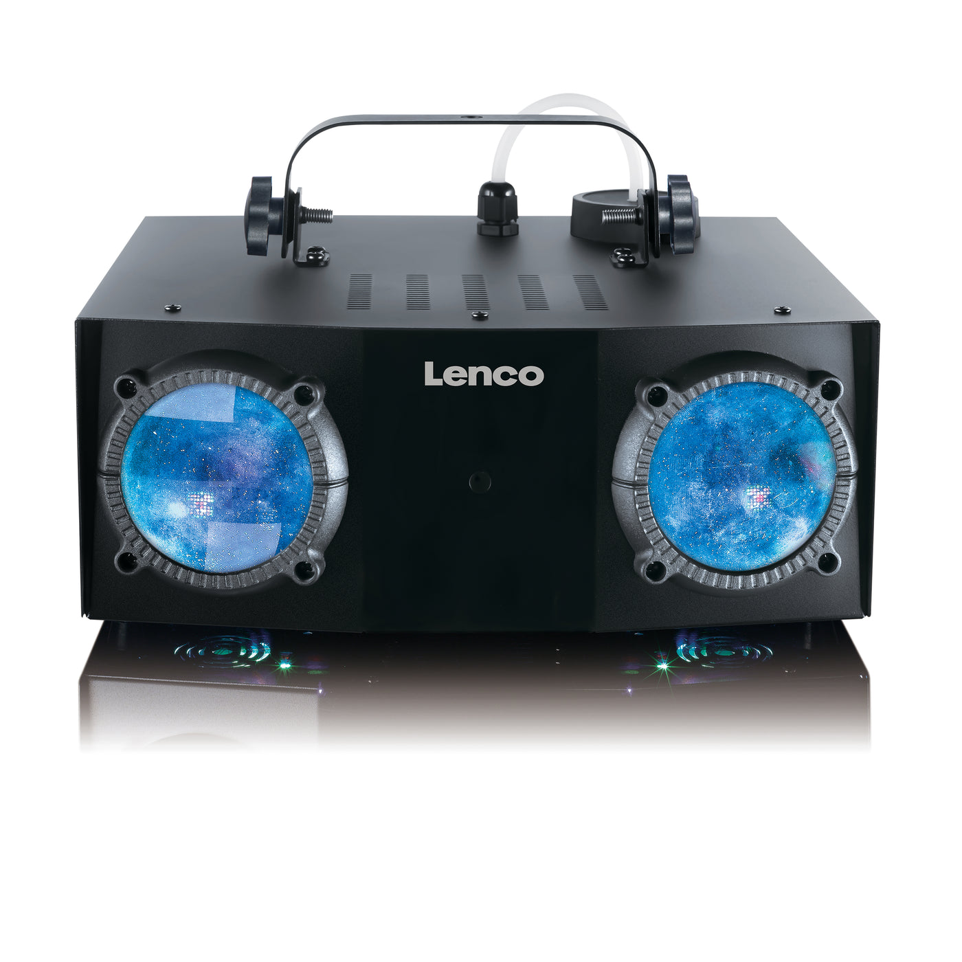 Lenco LFM-110BK - Jeu de lumière à double matrice et machine à fumée