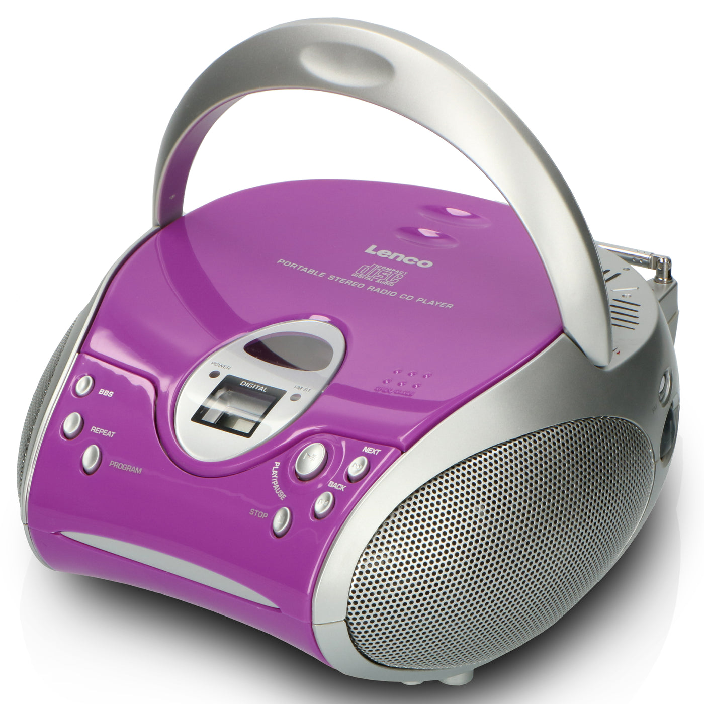 Lenco SCD-24 Purple - Radio portable - lecteur CD - Violet