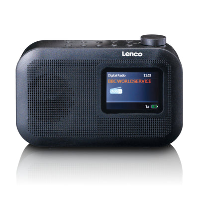 Lenco PDR-026BK - Portable DAB+/FM radio avec Bluetooth® - Noir