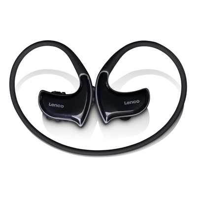 Lenco BTX-750BK - Casque Bluetooth® étanche aux éclaboussures avec lecteur MP3 - Noir