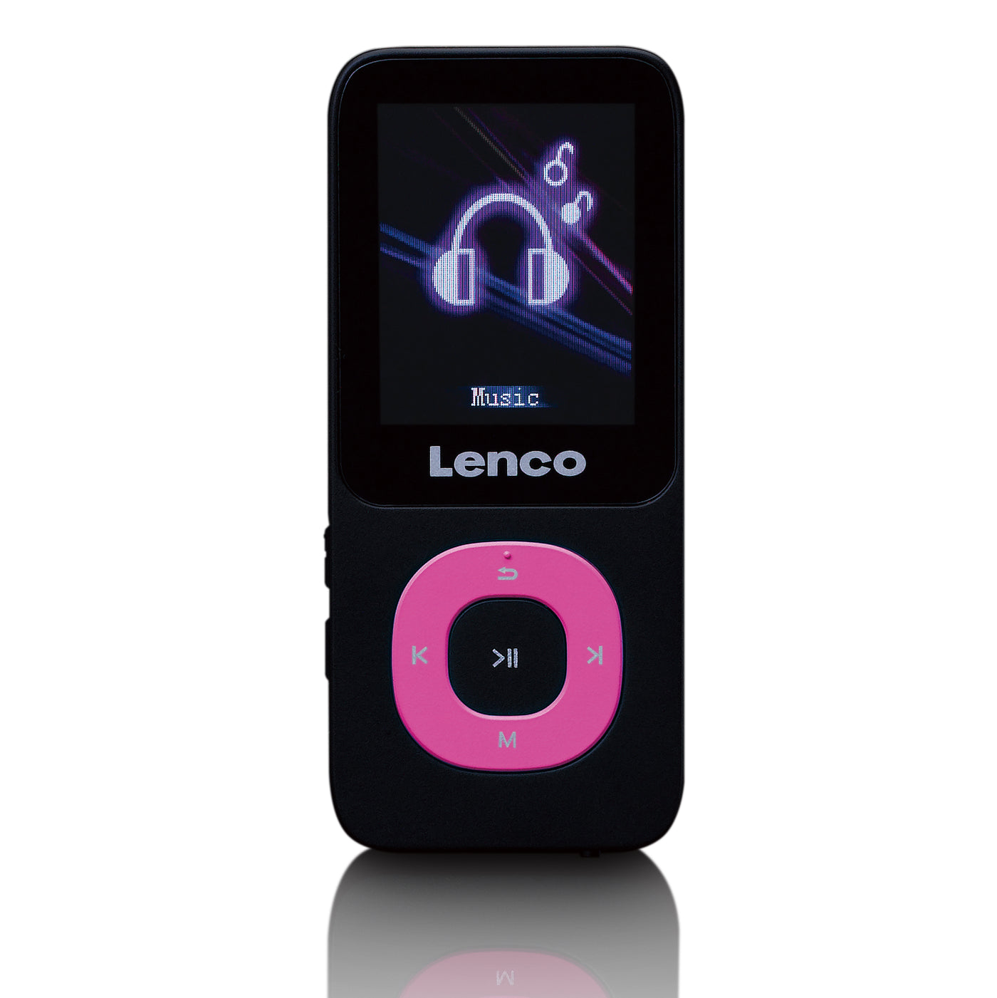 Lenco Xemio-659PK - Lecteur MP3/MP4 avec carte micro SD de 4 Go, rose