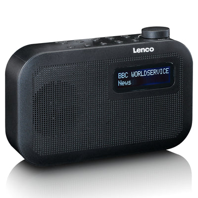 Lenco PDR-016BK - Radio portable DAB+/FM avec Bluetooth® - Noir