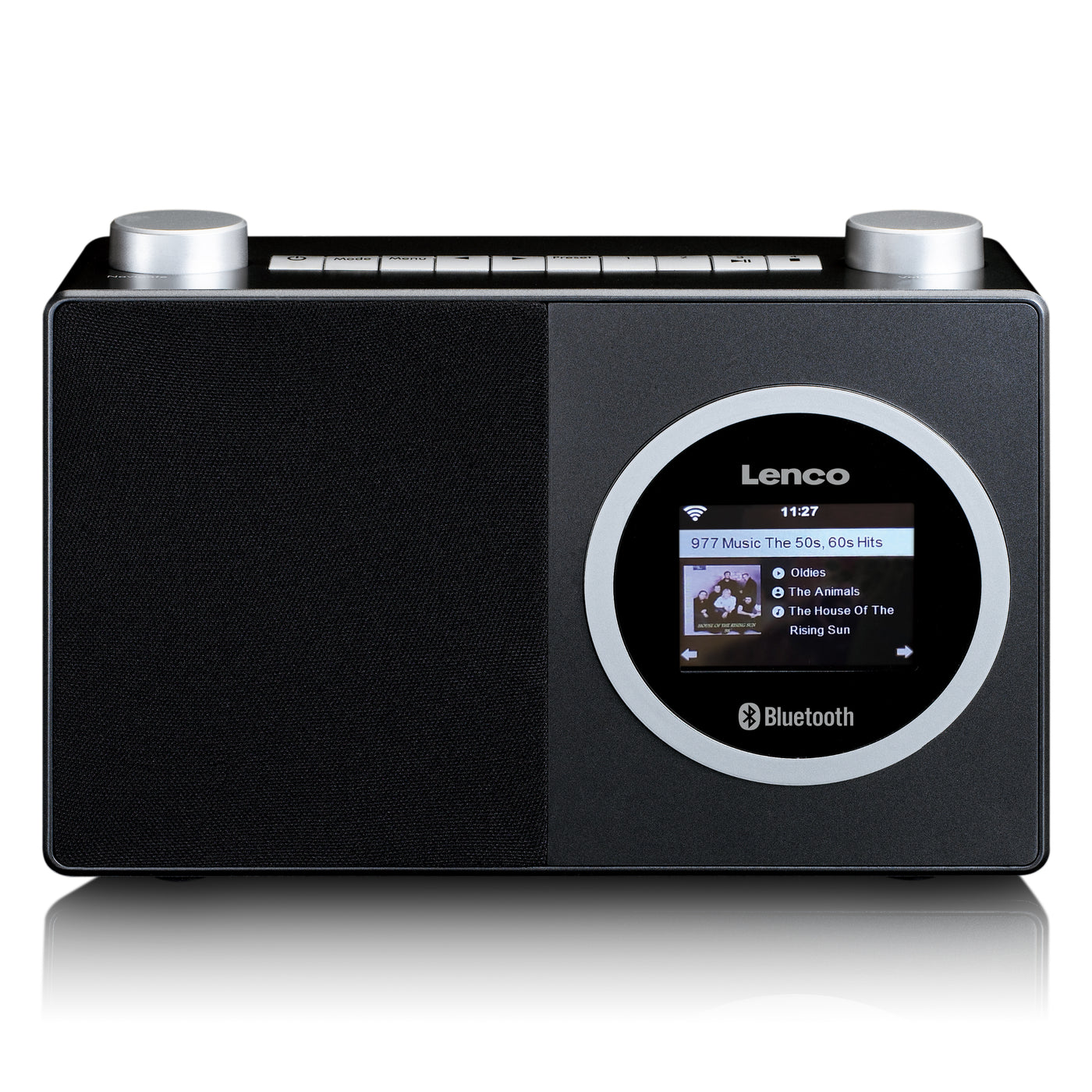 Lenco DIR-70BK - Radio Internet avec écran couleur et Bluetooth® - Noir
